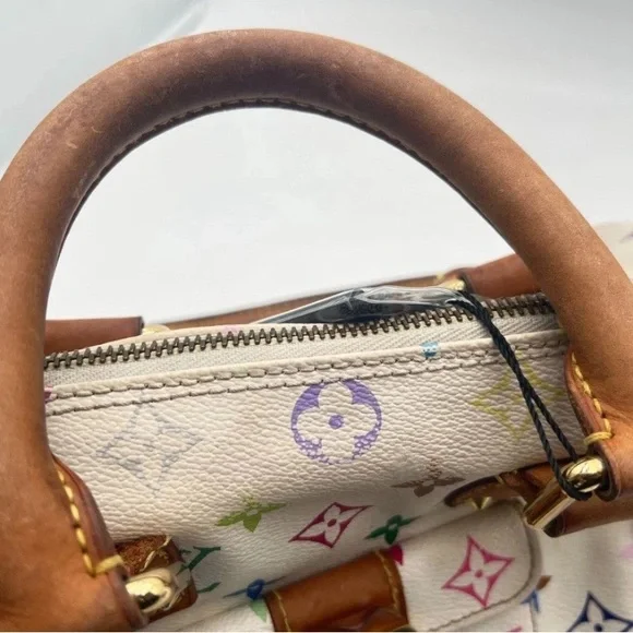 Louis Vuitton Multicolor Monogram Murakami Handbag Speedy 30 Vintage Bag - Picture 8 of 17